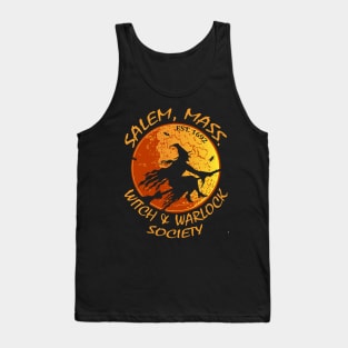 Salem Witch and Warlock Society Est 1692 Tank Top